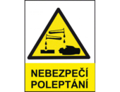 Poleptání koncentrovanou 98% kyselinou dusičnou